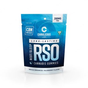 Rest/Sleep RSO Gummies – Blueberry